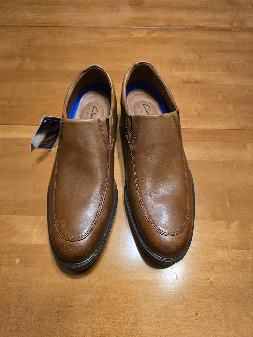 NWT Clarks Men’s Slip-On Loafers in Brown